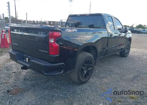 2022 Chevrolet Silverado 1500 4Wd Standard Bed Custom from USA, damaged, VIN 1GCRDBEK0NZ591497